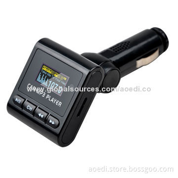 Car FM Transmitter with LED Screen, Supports SD/TF/U-disk, Folder Selection, Newest Model
